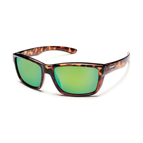 SUNCLOUD Mayor Sunglasses, Tortoise/Green Mirror 3 SUNCLOUD Mayor Sunglasses, Tortoise/Green Mirror