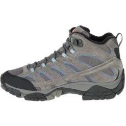 MERRELL Women's Moab 2 Mid Waterproof Hiking Boots, Granite -Fierce Femme 2024319 003 alt4