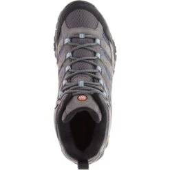 MERRELL Women's Moab 2 Mid Waterproof Hiking Boots, Granite , Wide -Fierce Femme 2032259 004 alt2