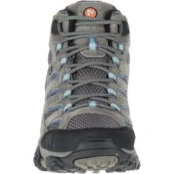 MERRELL Women's Moab 2 Mid Waterproof Hiking Boots, Granite , Wide -Fierce Femme 2032259 004 alt4