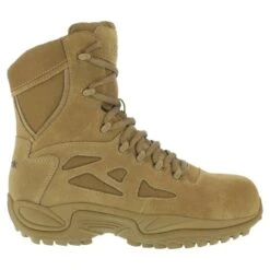 REEBOK WORK Women's Rapid Response Composite Toe Work Boots, Coyote, Wide -Fierce Femme 2033605 201 alt4
