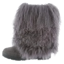 BEARPAW Women's Boetis II Boots, Charcoal -Fierce Femme 2037621 003 alt2