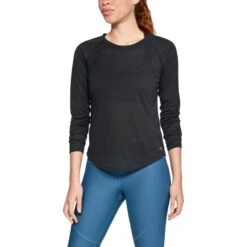 UNDER ARMOUR Women's UA Whisperlight Long-Sleeve Shirt -Fierce Femme 2050805 001 alt3