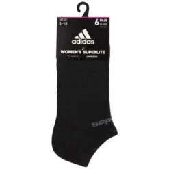 ADIDAS Women's Superlight No Show Socks -Fierce Femme 2056034 004 alt2