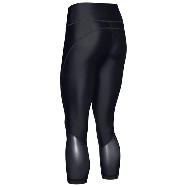 UNDER ARMOUR Women's HeatGear Mesh Graphic Ankle Crop Training Pants 4 UNDER ARMOUR Women's HeatGear Mesh Graphic Ankle Crop Training Pants - Image 2