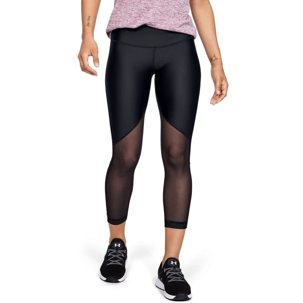 UNDER ARMOUR Women's HeatGear Mesh Graphic Ankle Crop Training Pants 5 UNDER ARMOUR Women's HeatGear Mesh Graphic Ankle Crop Training Pants - Image 3