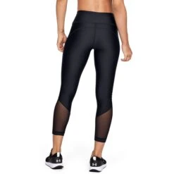 UNDER ARMOUR Women's HeatGear Mesh Graphic Ankle Crop Training Pants 10 UNDER ARMOUR Women's HeatGear Mesh Graphic Ankle Crop Training Pants -Fierce Femme 2060347 001 alt3