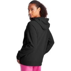 CHAMPION Women's Powerblend Graphic Logo Hoodie 8 CHAMPION Women's Powerblend Graphic Logo Hoodie -Fierce Femme 2064797 001 alt2