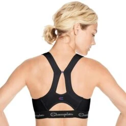 CHAMPION Women's Authentic Sports Bra -Fierce Femme 2064840 001 alt3