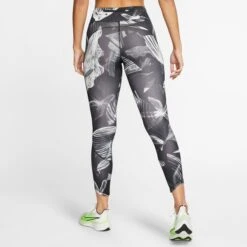 NIKE Women's Fast Floral Print Tights -Fierce Femme 2065006 001 alt3