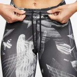 NIKE Women's Fast Floral Print Tights -Fierce Femme 2065006 001 alt4