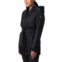COLUMBIA Women's Pardon My Trench Rain Jacket -Fierce Femme 2065345 001 alt3