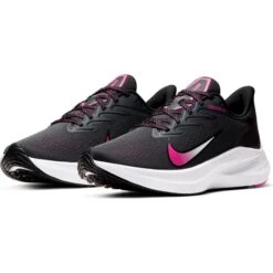 NIKE Women's Air Zoom Winflo 7 Running Shoe -Fierce Femme 2068255 001 alt4