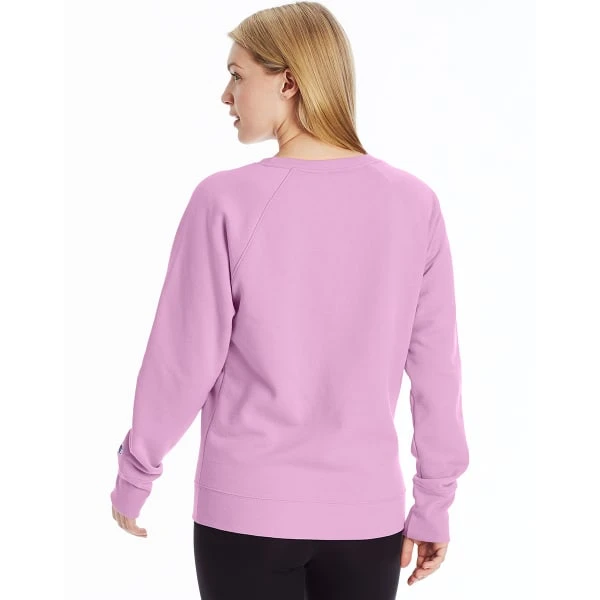 CHAMPION Women's Powerblend Fleece Classic Crew 4 CHAMPION Women's Powerblend Fleece Classic Crew - Image 2