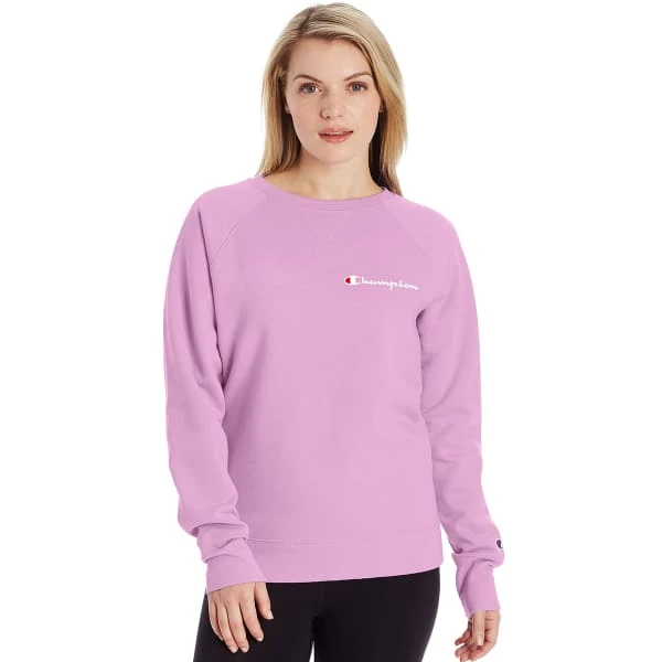 CHAMPION Women's Powerblend Fleece Classic Crew 3 CHAMPION Women's Powerblend Fleece Classic Crew
