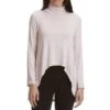 CALVIN KLEIN PERFORMANCE Women's Funnel Neck Extreme Hi/Low Top -Fierce Femme 2069908 915 main