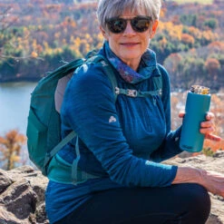 EMS Women's Atlas Grid 1/2-Zip Fleece -Fierce Femme 2071216 408 alt4