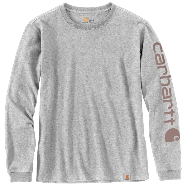 CARHARTT Women's Loose Fit Heavyweight Long Sleeve Graphic Tee 3 CARHARTT Women's Loose Fit Heavyweight Long Sleeve Graphic Tee