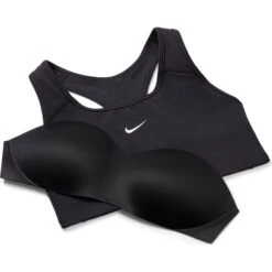 NIKE Women's Dri-FIT Medium Impact Sports Bra 11 NIKE Women's Dri-FIT Medium Impact Sports Bra -Fierce Femme 2072470 001 alt2