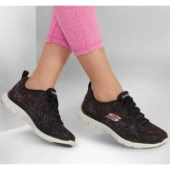 SKECHERS Women's Flex Appeal 4.0 - Vivid Spirit Sneaker -Fierce Femme 2073108 001 alt5
