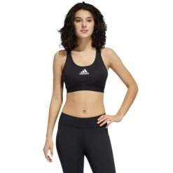 ADIDAS Women's Don't Rest Alphaskin Padded Bra -Fierce Femme 2073528 001 alt2