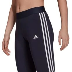 ADIDAS Women's Loungewear Essentials 3-Stripe Leggings -Fierce Femme 2073533 402 alt4