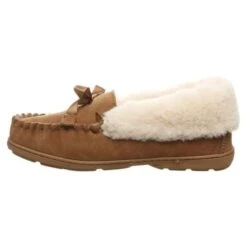 BEARPAW Women's Indio Spillout Fur Moc Slippers -Fierce Femme 2073796 205 alt2