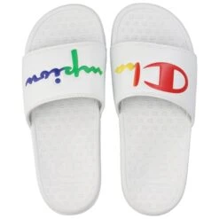 CHAMPION Women's Super Slides 12 CHAMPION Women's Super Slides -Fierce Femme 2074431 101 alt4