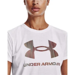 UNDER ARMOUR Women's UA Sportstyle Short Sleeve Graphic Tee -Fierce Femme 2075004 101 alt4