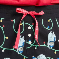 LIFE IS GOOD Women's Chillin' Sloth Snuggle Up Sleep Joggers -Fierce Femme 2075281 001 alt2