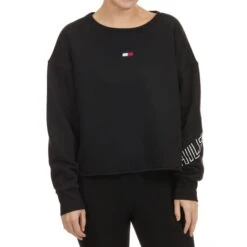 TOMMY HILFIGER SPORT Women's Cropped Boyfriend Crew