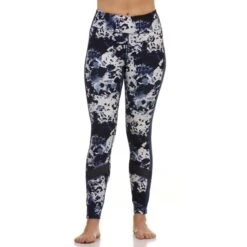 TOMMY HILFIGER SPORT Women's Animal Print Hi-Rise Full Length Leggings