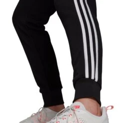 ADIDAS Women's Essentials 3-Stripe Joggers -Fierce Femme 2076795 001 alt5