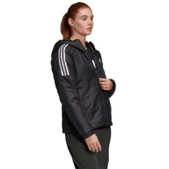 ADIDAS Women's Essentials Insulated Hoodie Jacket -Fierce Femme 2076800 001 alt5