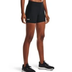UNDER ARMOUR Women's HeatGear Armour Mid-Rise Shorts 10 UNDER ARMOUR Women's HeatGear Armour Mid-Rise Shorts -Fierce Femme 2076987 001 alt2