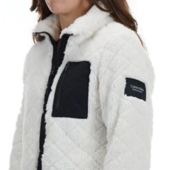 Calvin Klein Performance CALVIN KLEIN Women's Quilted Zip Front Jacket -Fierce Femme 2077843 105 alt3