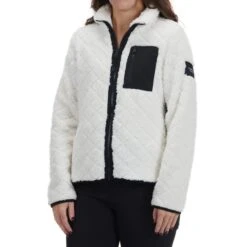 Calvin Klein Performance CALVIN KLEIN Women's Quilted Zip Front Jacket