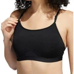 ADIDAS Women's Aeroreact Training Light-Suport Sports Bra -Fierce Femme 2077968 001 alt5