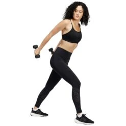 ADIDAS Women's Aeroreact Training Light-Suport Sports Bra -Fierce Femme 2077968 001 alt7