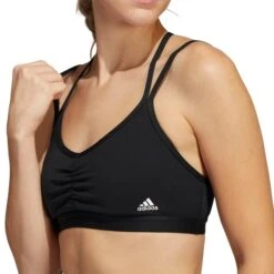 ADIDAS Women's Yoga Essentials Light Support Sports Bra -Fierce Femme 2077972 001 alt5