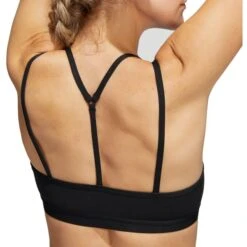 ADIDAS Women's Yoga Essentials Light Support Sports Bra -Fierce Femme 2077972 001 alt6