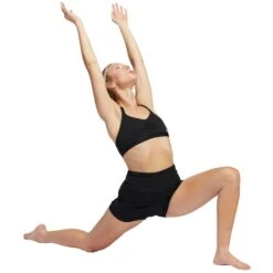 ADIDAS Women's Yoga Essentials Light Support Sports Bra -Fierce Femme 2077972 001 alt8