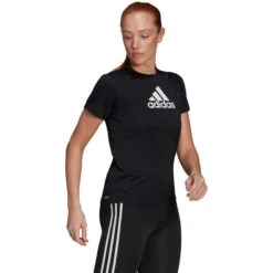 ADIDAS Women's Primeblue Designed To Move Short Sleeve Sport Tee -Fierce Femme 2078006 001 alt3