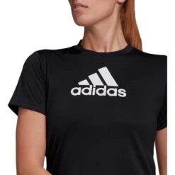ADIDAS Women's Primeblue Designed To Move Short Sleeve Sport Tee -Fierce Femme 2078006 001 alt4