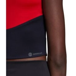ADIDAS Women's D2M Colorblock Crop Tank Top -Fierce Femme 2078013 402 alt5