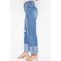 Y.M.I. Juniors' Dixie Wide Leg Jeans -Fierce Femme 2078092 405 alt2
