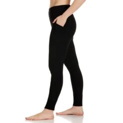 Calvin Klein Performance CALVIN KLEIN Women's Full-Length Leggings W/ Side Pockets -Fierce Femme 2078540 001 alt2