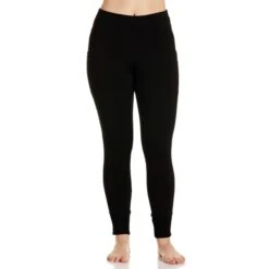 Calvin Klein Performance CALVIN KLEIN Women's Full-Length Leggings W/ Side Pockets