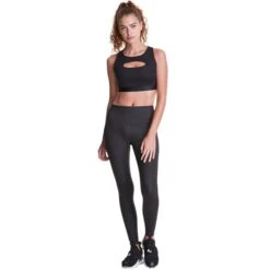 CHAMPION Women's Soft Touch Eco Cutout Sports Bra -Fierce Femme 2078670 001 alt4