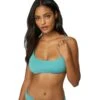 O'NEILL Women's Saltwater Solids Surfside Bralette Top -Fierce Femme 2079203 309 main